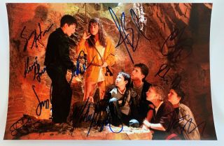 The Goonies Cast Signed Autographed 8x12 Photo Sean Astin Josh Brolin Feldman