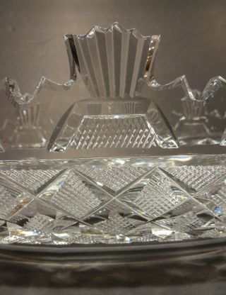 VINTAGE House of Waterford Crystal KENNEDY CENTERPIECE 13 3/4 