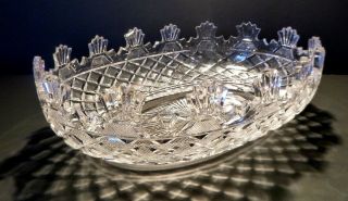 Vintage House Of Waterford Crystal Kennedy Centerpiece 13 3/4 " Made In Ireland