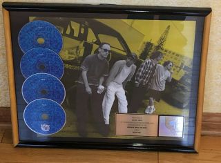 R.  E.  M.  Riaa Monster Multi - Platinum Record / Cd Award - Rare 1994