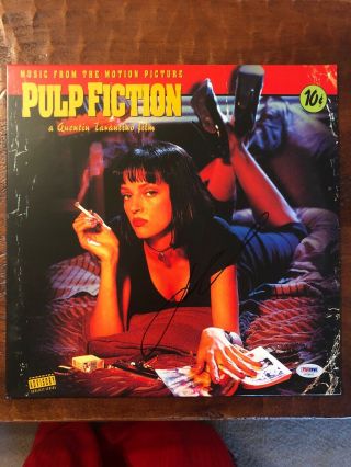 John Travolta Signed Pulp Fiction Vinyl Lp Album Psa Dna