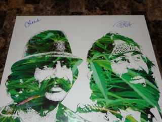 Cheech & Chong Rare Signed 24x36 Poster Tommy & Marin Autographed,  Photo PROOF 9