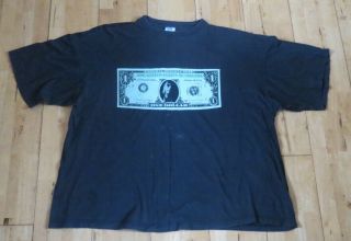 Rare Vintage Nirvana Nevermind Dollar Bill T - Shirt Xl