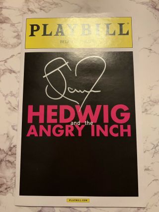 Hedwig And The Angry Inch Signed Broadway Playbill John Cameron Mitchell
