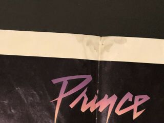 PURPLE RAIN One Sheet SS/Folded Movie Poster - 1984 - PRINCE 4