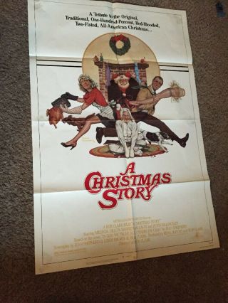 A Christmas Story - 1983 1 Sheet Movie Poster - Bob Clark - Mcgavin