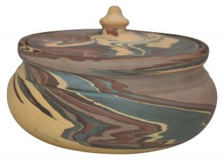 Niloak Pottery Mission Swirl Covered Bowl