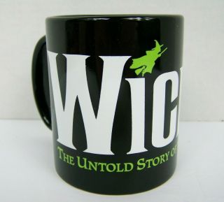 Wicked Broadway Musical Coffee Mug The Untold Story Of The Witches Of Oz Black