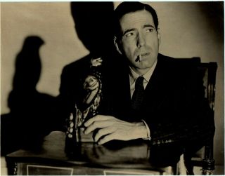 Vintage Press Photo Film Noir Classic Maltese Falcon Humphrey Bogart