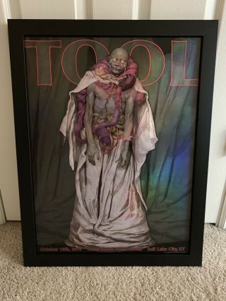 Tool 2019 Limited Poster Salt Lake City Utah Only 550 Made Hand Numbered