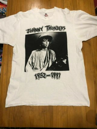 Vintage 1952 - 1991 Johnny Thunders T - Shirt