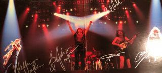 Ac/dc For Those About To Rock Lp Originally Autographed By 5 Members