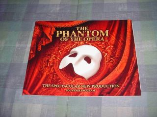 The Phantom Of The Opera Spectacular Production Souvenir Program Book