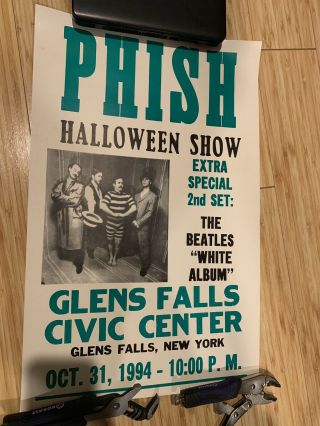 Phish Poster 10 - 31 - 94 Halloween Glens Falls Civic Center