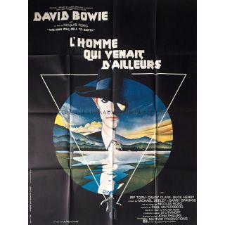 The Man Who Fell To Earth Movie Poster - 47x63 In - 1976 - Nicholas Roeg,  David