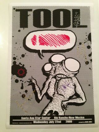 Tool Signed Poster Autograph All 4 Maynard James Keenan 41/350 Limited Edition