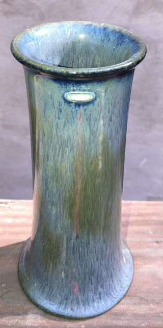 Zark Pottery Bud vase Arts & Crafts 7.  5” Glossy Finish 3