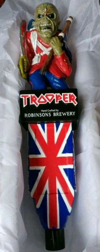 Iron Maiden Trooper Beer Tap Handle  Now Rare