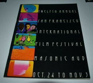 12th Annual San Francisco International Film Festival Program Book 1968