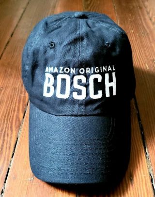 Rare Official Bosch Tv Promo Hat - Titus Welliver Amazon Web Series Lapd Show
