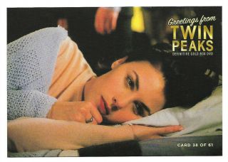 Twin Peaks Gold Box Postcard 38 Sherilyn Fenn As Audrey Horne Post Card