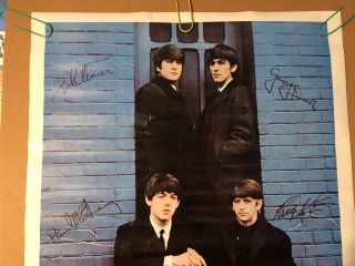 The Beatles London Palladium Vintage poster Pin - up 1964 Royal Command 4