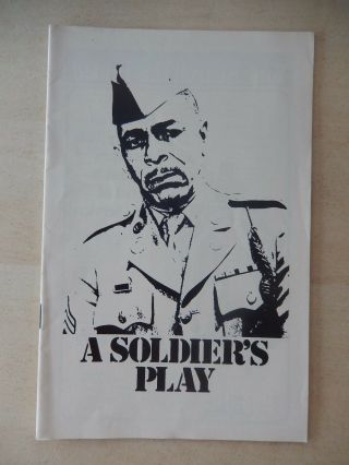Nov.  /dec.  1983 - Whole Theatre Playbill - A Soldier 