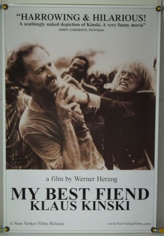 My Best Fiend Rolled Orig 1sh Movie Poster Werner Herzog Klaus Kinski Docu (1999)