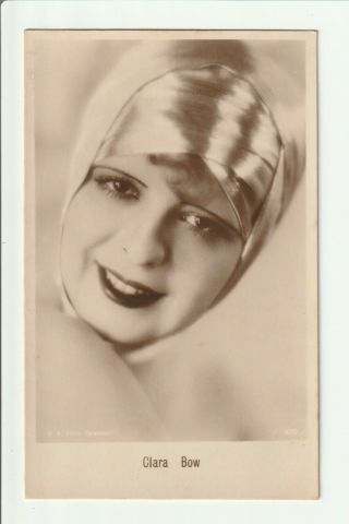 Clara Bow 1930s Photo Postcard