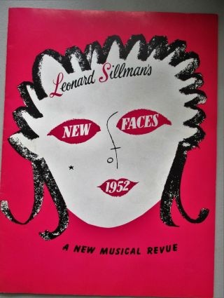 Broadway,  Program From Boston 1952,  L.  Stillman 