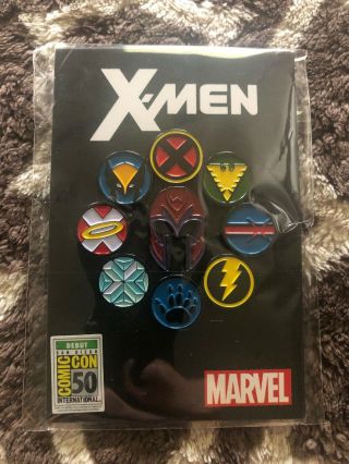 In Hand Sdcc 2019 Comic - Con Exclusive Marvel X - Men Deluxe Enamel Pin Magneto