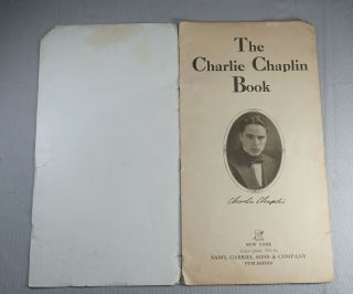 1916 THE CHARLIE CHAPLIN BOOK - SAM ' L GABRIEL SONS & COMPANY 3