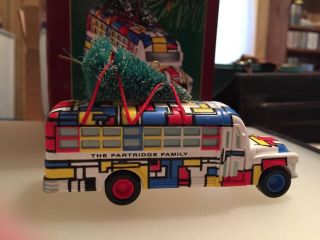 The Partridge Family Bus Carlton Cards Musical Ornament 2003 David Cassidy 2