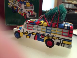 The Partridge Family Bus Carlton Cards Musical Ornament 2003 David Cassidy 3