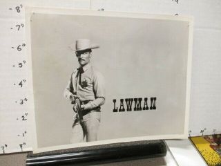 Abc Tv Show Photo 1950s Lawman John Russell Wb Western Cowboy Title Shotgun