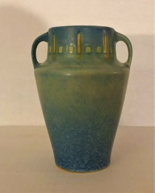 Roseville Blue Windsor Vase 547 - 6 "