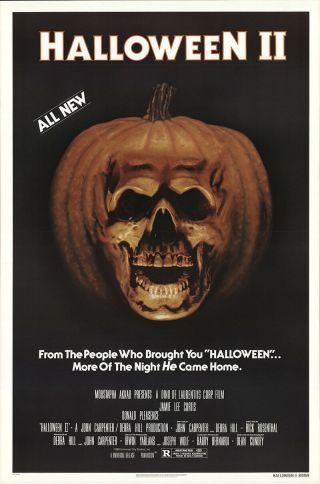 Halloween Ii 1981 27x41 Orig Movie Poster Fff - 19266 Rolled Very Fine Horror