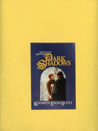 Kathryn Leigh Scott Dark Shadows Scrapbook Book Rare 1986 Presskit