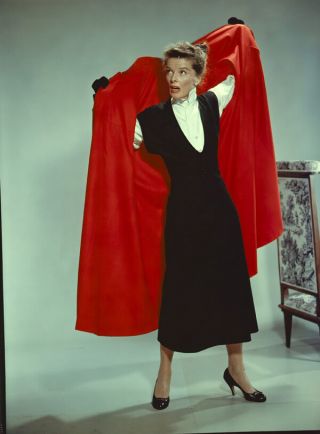 Katharine Hepburn Vintage Portrait 8x10 Color Photo Transparency Slide