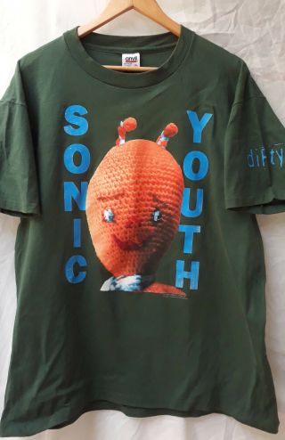 Sonic Youth Shirt Real Vintage From 1992.  