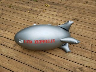 Vintage Led Zeppelin Inflatable (blimp) - Promo Atlantic Records Rare Holds Air