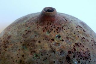 Fine Doyle Lane Studio Ceramic Weed Pot w/Crater Glaze in Charcoal 3