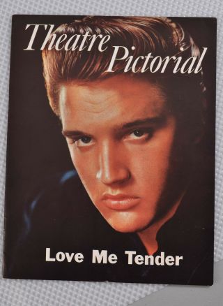 Rare Rare 1956 Theater Theatre Pictorial Program Elvis Presley Love Me Tender