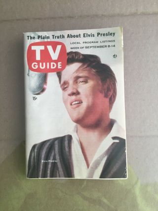 Elvis Presley 1956 Tv Guide The Plain Truth About Elvis Sept 8 - 14 1956