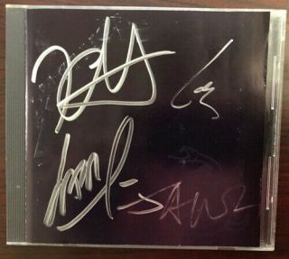 Metallica Self Titled The Black Album Cd Signed Autographed