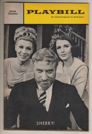 " Sherry " Flop 1967 Playbill Clive Revill & Dolores Gray,  Elizabeth Allen
