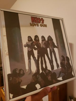 Kiss Love Gun Mirror 1977 Vintage Aucoin 3