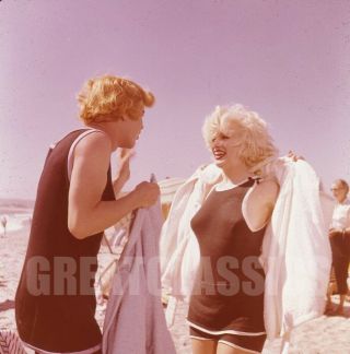 Marilyn Monroe Jack Lemmon Some Like It Hot 1959 Vintage Color Transparency