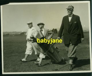 Stan Laurel Oliver Hardy John Aasen Movie Giant Vintage 8x10 Photo 1928 Golf