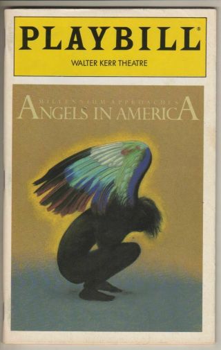 " Angels In America: Millennium Approaches " 1993 Playbill Obc Joe Mantello